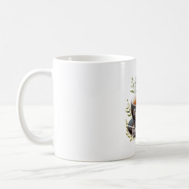 You’re Tea-riffic! Funny Tea Lover Graphic Coffee Mug (Left)