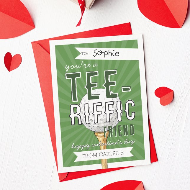 You’re Tee-rific Golf Valentine Classroom Card (Creator Uploaded)