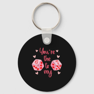 You’re The 6 To My 7 Funny Valentine’s Day 67 Meme Keychain
