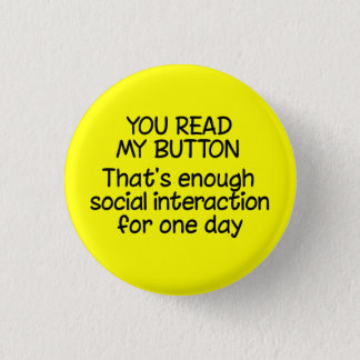 You Read My Button