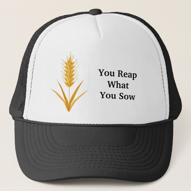 You Reap What You Sow Wheat Hat (Front)