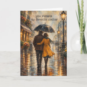 You Remain My Favorite Shelter Anniversary Card