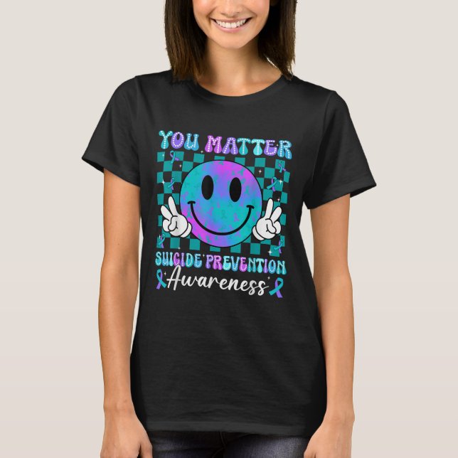 You Ribbon Suicide Prevention Awareness Women Men  T-Shirt (Front)