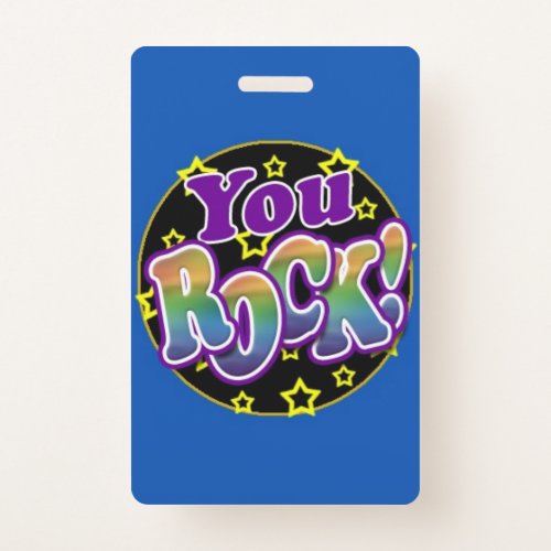 You Rock badge
