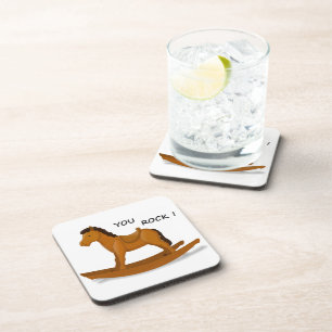 YOU ROCK BEVERAGE COASTER