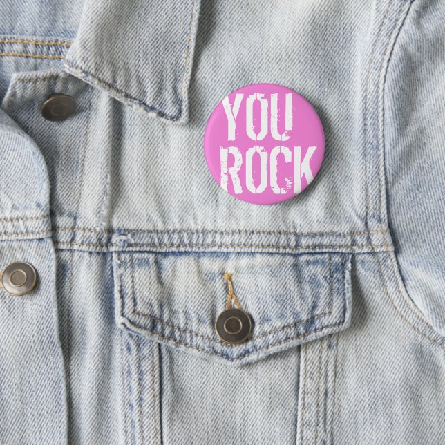 You rock - button (In Situ)