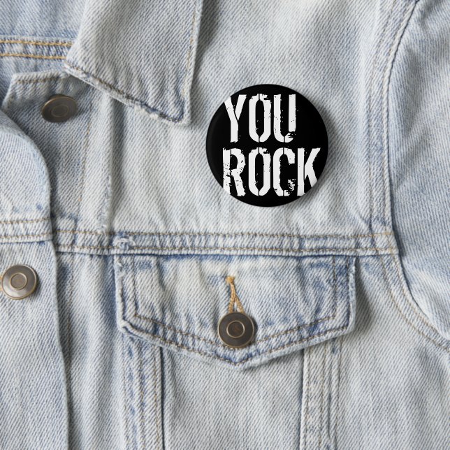 You rock - button (In Situ)