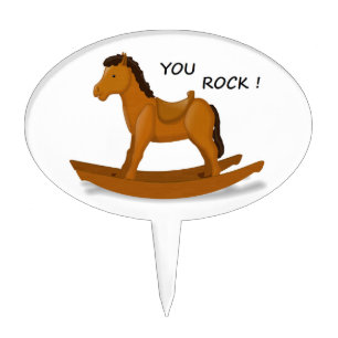 YOU ROCK CAKE TOPPER
