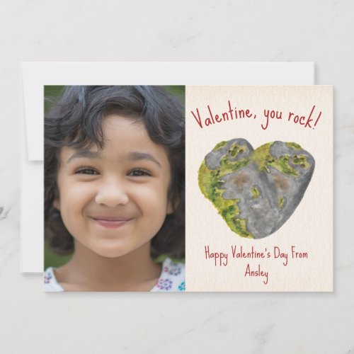You Rock Classroom Valentine Photo Card