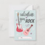 You Rock Classroom Valentine's Day Note Card