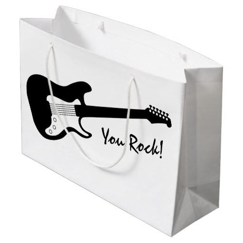 You Rock Cool electric guitar Birthday gift bag