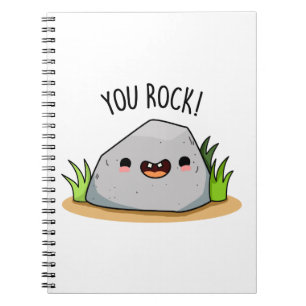 You Rock Funny Geology Pun Notebook