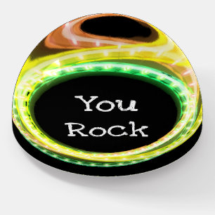 You Rock Hula Hoop Lights Paperweight