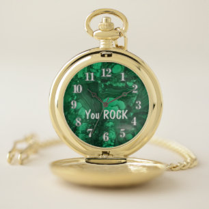 You Rock Humorous Employee Appreciation Business Pocket Watch
