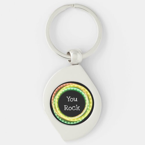 You Rock Lighted Hula Hoops Keychain