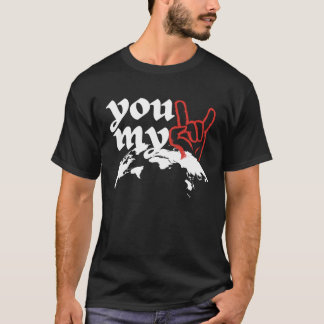 You Rock My World Valentines Day For Men Women Cou T-Shirt