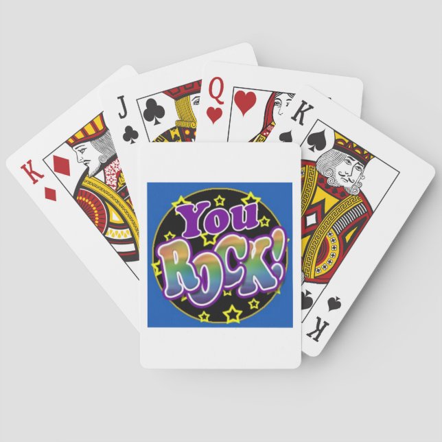 You Rock! Poker Cards (Back)