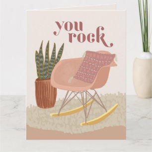 You Rock Rocking Chair Valentine's Day Card