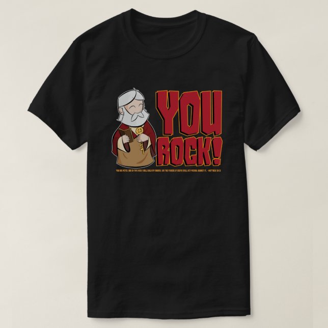 You Rock! St. Peter T-Shirt (Design Front)