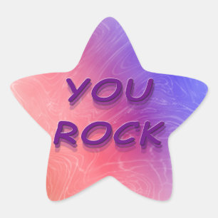 You Rock Star Sticker