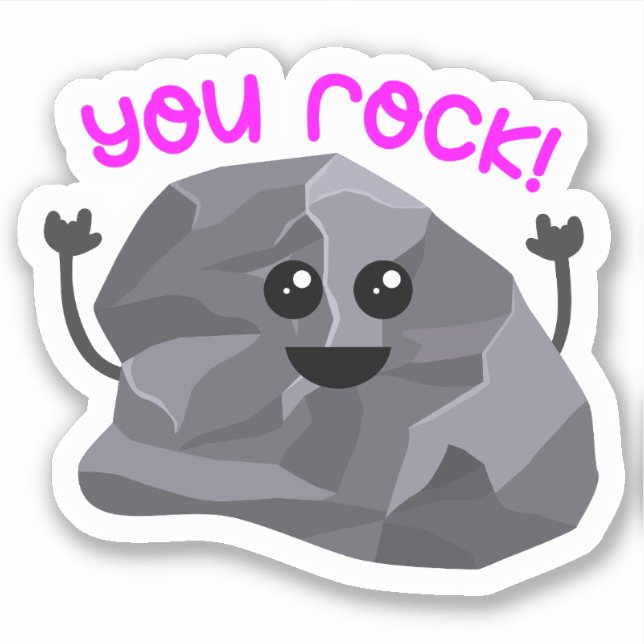 You Rock! Sticker (Front)