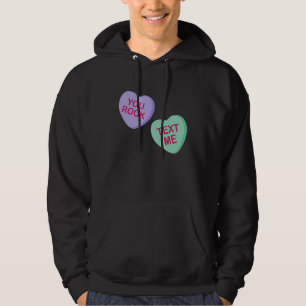 You Rock Text Me Valentineu2019s Day Candy Convers Hoodie
