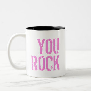 You Rock - Two-Tone Coffee Mug