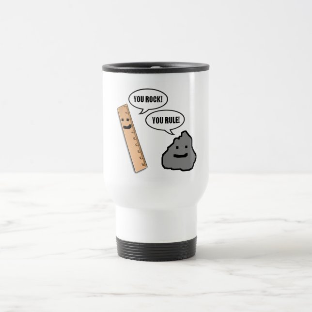 You Rock, You Rule Travel Mug (Center)