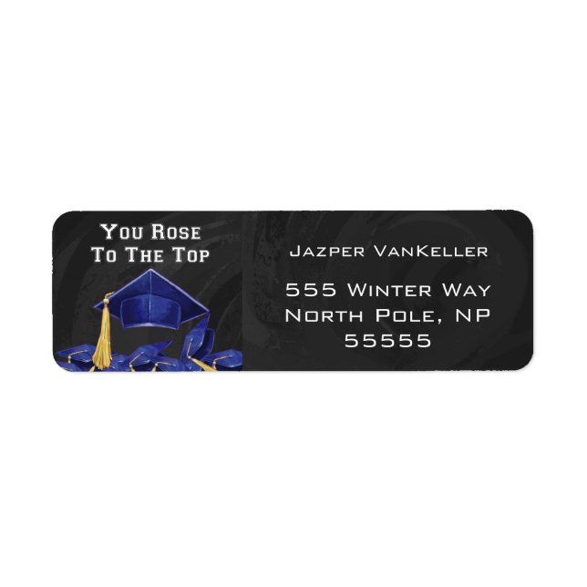 You Rose to the Top Label (Front)