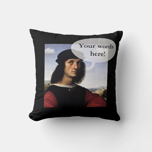 You Say it pillow (Front)