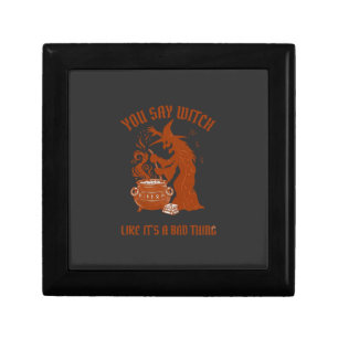 You Say Witch Halloween Magic Cauldron Gift Box