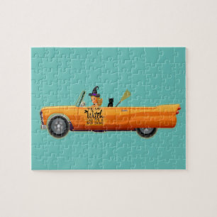 You say witch like its a bad thing Halloween humor Jigsaw Puzzle