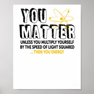 You - Science Sticker Poster