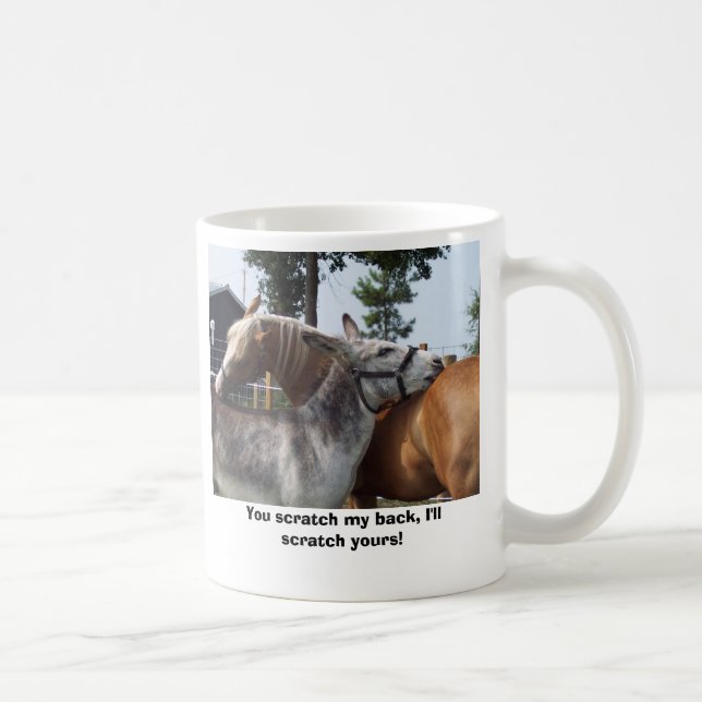 You scratch my back, I'll scratch yours! Coffee Mug (Right)
