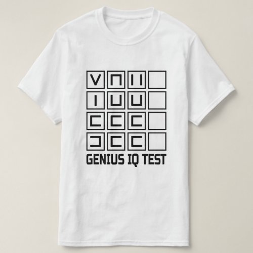 You see genius iq test White T_Shirt