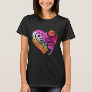 You Semicolon Heart Mental Health Awareness  T-Shirt