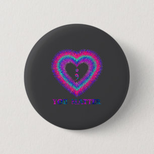 You Semicolon Heart Suicide Prevention Awareness  Button