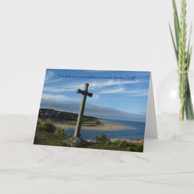 "You shall love your neighbor as yourself" Card (Front)