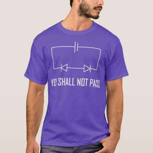 You Shall not pass Electrician Engineer Diode T_Shirt