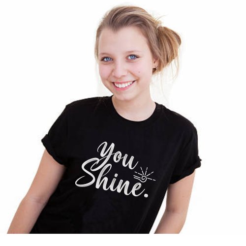 You Shine Womens T_shirt