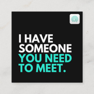 You should meet square business card