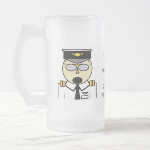 You should see it from the flightdeck frosted glass beer mug