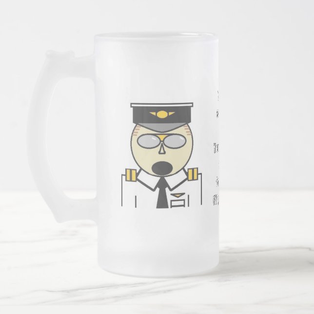 You should see it from the flightdeck frosted glass beer mug (Left)