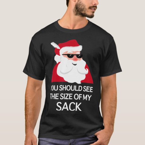 You Should See The Size Of My Sack  Dirty Santa Jo T_Shirt