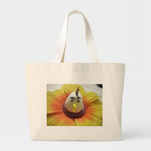You Should walk your birds everyday Large Tote Bag