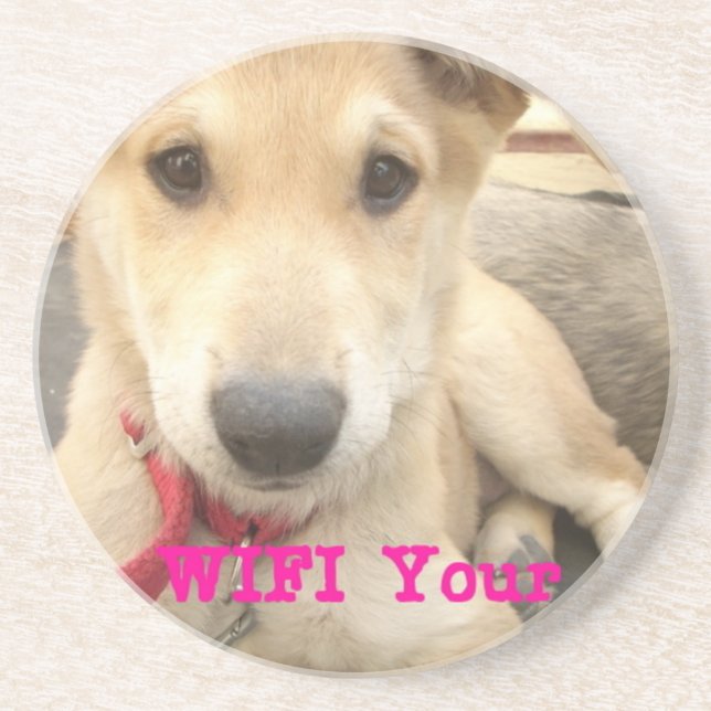 You Should WIFI Your Love Everyday Drink Coaster (Front)