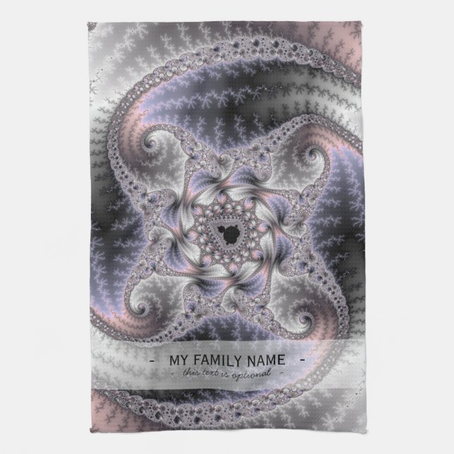You Spin Me Round - Fractal Art Towel (Vertical)