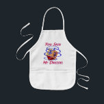 You Spin My Dreidel Kids' Apron<br><div class="desc">You Spin My Dreidel tee's,  cards and buttons are great Chanukah presents for that special someone. Dreidel,  dreidel,  dreidel... </div>