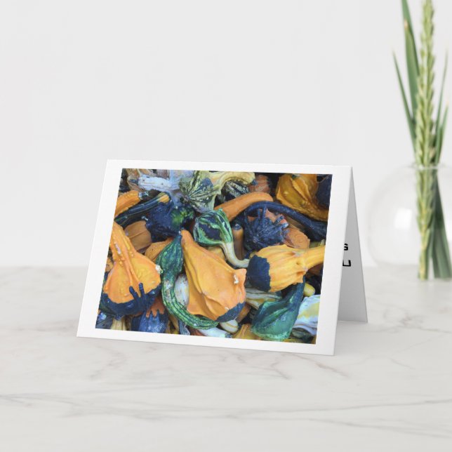 YOU STAND OUT IN A CROWD-THANKSGIVING LOVE HOLIDAY CARD (Front)