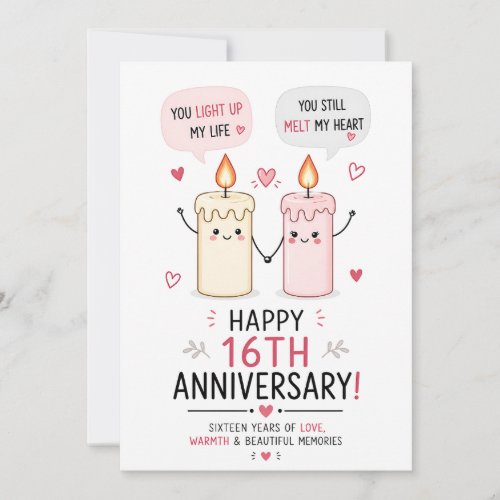 You Still Melt My Heart Funny Wax Anniversary Card